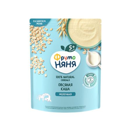 ФрутоНяня Каша Овсянка с Молоком {с 6 мес} 200г