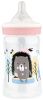 Lubby Бутылочка Лесные Зверята из ПП с широким горлом и силиконовой соской 250мл 0+