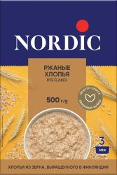 NORDIC Ржаные Хлопья (3 мин.) 500г