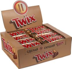 Twix шоколадный батончик Твикс