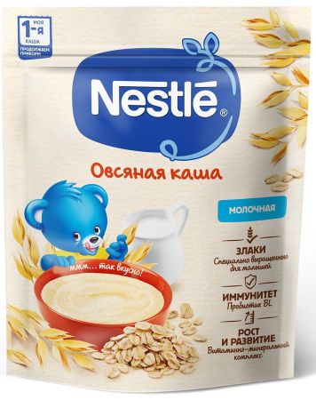 NESTLE Каша Молочная Овсяная Биф. {с 5 мес} 200г.