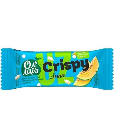 Ол'Лайт Батончик Crispy с Дыней 30 гр