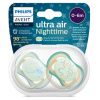 Avent Пустышка силиконовая ночная Ultra Air (Звезда /Сова) 0-6мес 2шт Avent Пустышка силиконовая ночная Ultra Air (Звезда /Сова) 0-6мес 2шт