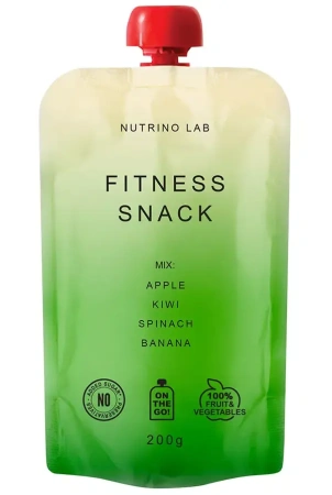 Nutrino Lab Пюре Фруктовое FITNESS MIX Яблоко, Киви, Шпинат и Банан для Взрослых 200гр