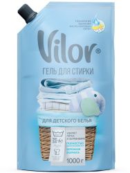 Vilor Гель для стирки Детских вещей (Дой-Пак) 1л Vilor Гель для стирки Детских вещей (Дой-Пак) 1л