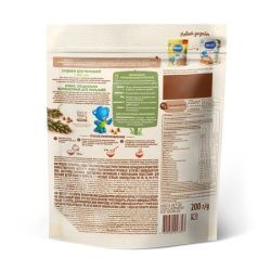 NESTLE Каша Молочная Гречневая с Курагой {с 5 мес} Doy Pack 200г