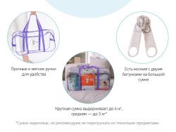 Roxy Kids Набор из 2-х сумок в роддом (цвет фиолетовый)