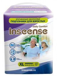 Inseense Подгузники Daily Comfort Урологические ХL (120-170см) 10шт