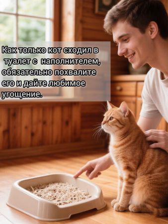Наполнитель для кошачьего туалета Барсик Древесный Комкующийся/Барсик Древесный Комкующийся 10л