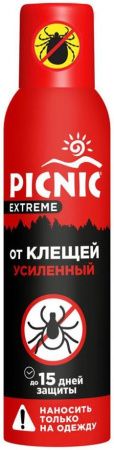 Picnic Extreme Аэрозоль от Всех видов Летающих Насекомых и Клещей 150 см3