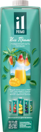 IL PRIMO Нектар Манговый с Мякотью 1л