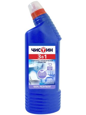 Чистин Средство 3 в 1 {с хлором} 750г