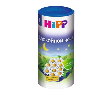 HIPP Чай Спокойной Ночи (Успокаивающий) {с 4 мес} 200г