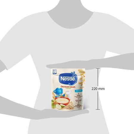 NESTLE Каша Молочная Овсяная с Яблоком {с 5 мес} Doy Pack 200г.