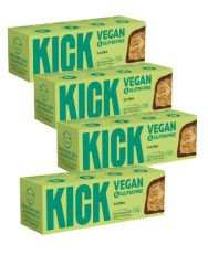 KICK VEGAN&GLUTEN FREE Батончик Халва с Корицей с Семенами Тыквы и Кунжута в Тёмном Шоколаде 45гр-4шт KICK VEGAN&GLUTEN FREE Батончик Халва с Корицей с Семенами Тыквы и Кунжута в Тёмном Шоколаде 45гр-4шт