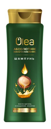 Olea Шампунь для Волос Абсолютное Восстановление (флакон/флиптоп) 400мл