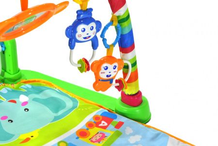 Развивающий коврик Everflo Пианино HS0314059/9614 (зеленый) 80 61см