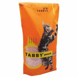 Tabby 3,8л peach наполнитель силикагелевый аромат персика