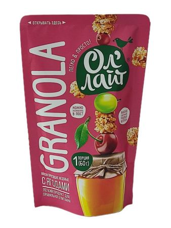 Ол'Лайт Мюсли Запечённые с Ягодами 60 гр-8шт