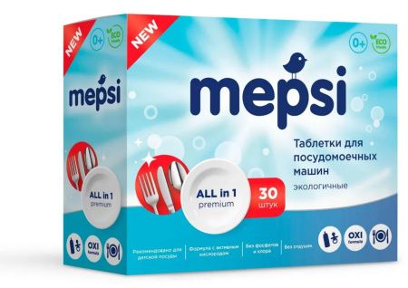 Mepsi Таблетки для посудомоечных машин 30шт