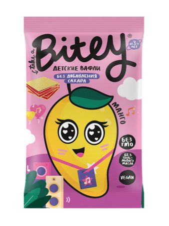 BITEY Вафли Манго-Морковь Фруктово-Овощные 35гр.-3шт