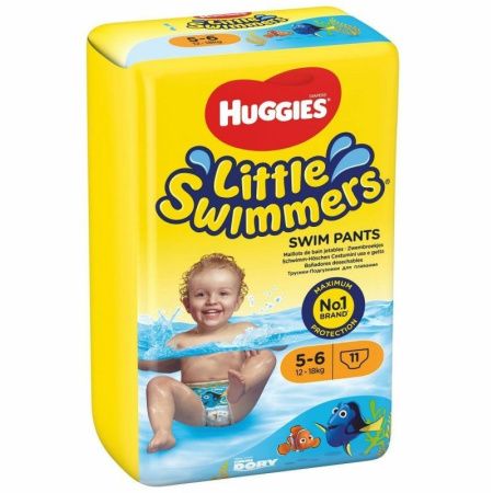 Huggies Трусики -Подгузники для плавания 5-6лет (11шт) 12-18кг